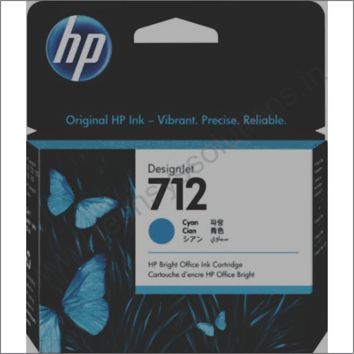 HP 712 CYAN INK CARTRIDGE 29ML (3ED67A)