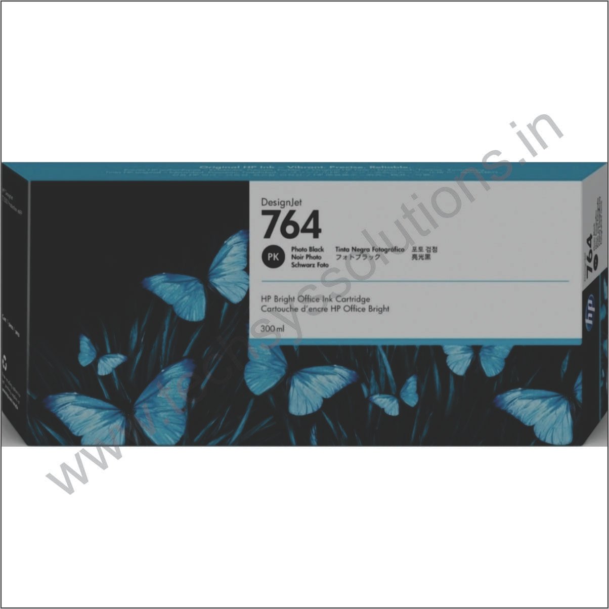 HP 764 PHOTO BLACK INK CARTRIDGE 300ML (3WX41A)