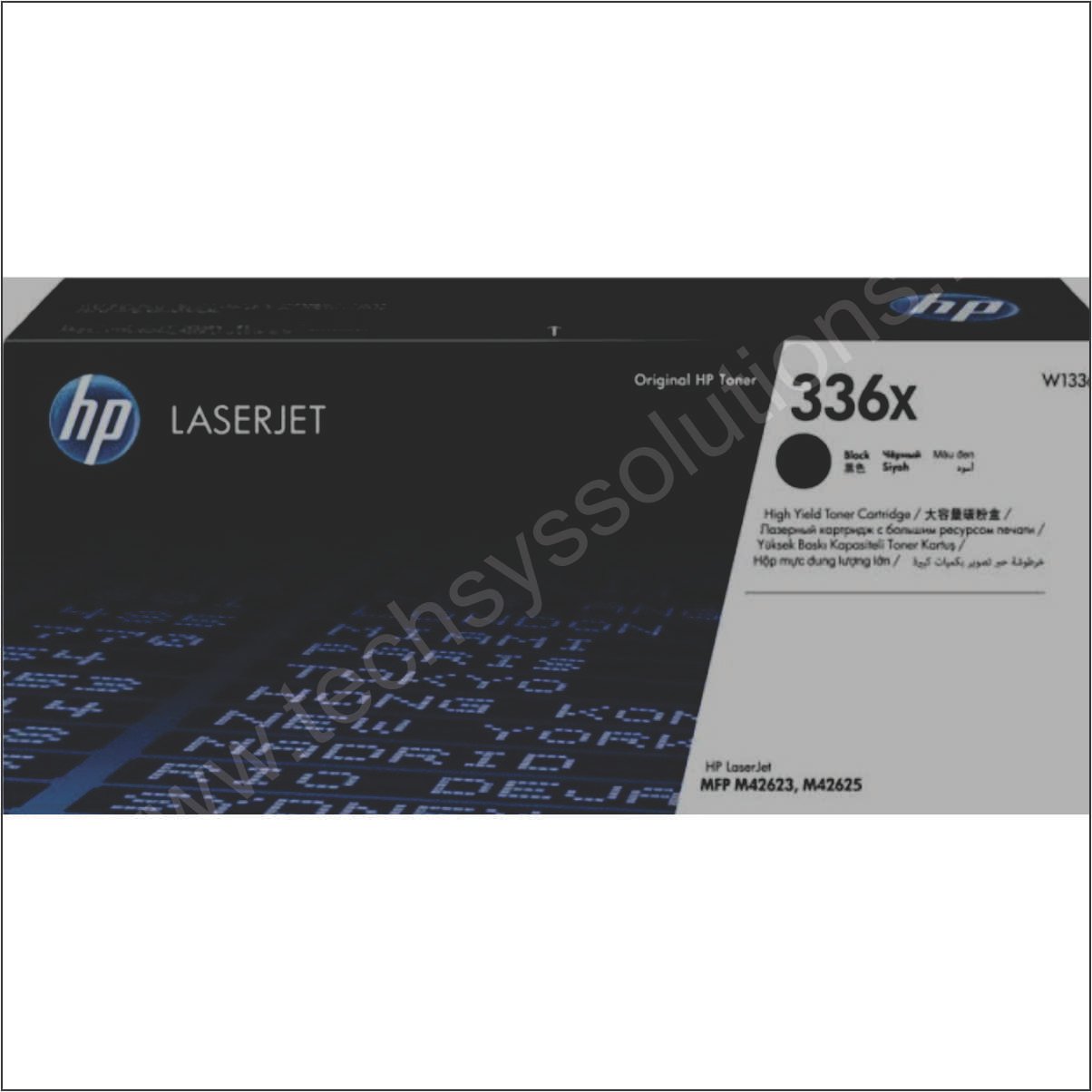 W1336X BLACK TONER CARTRIDGE